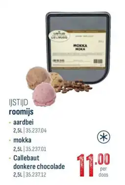 Horeca totaal Ijstijd roomijs aanbieding