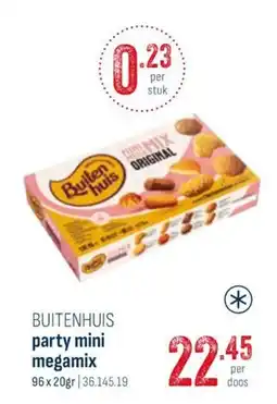 Horeca totaal Buitenhuish party mini megamix aanbieding