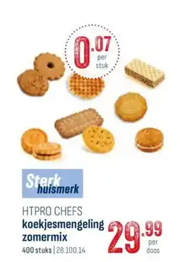 Horeca totaal htpro chefs koekjesmengeling zomermix aanbieding