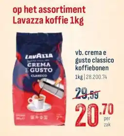 Horeca totaal Lavazza koffie aanbieding
