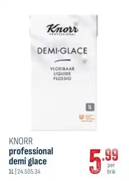 Horeca totaal Knorr professional demi glace aanbieding
