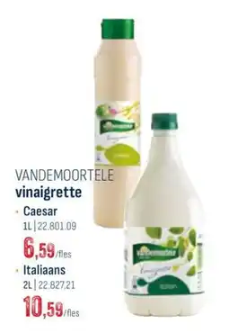 Horeca totaal Vandemoortele vinaigrette aanbieding
