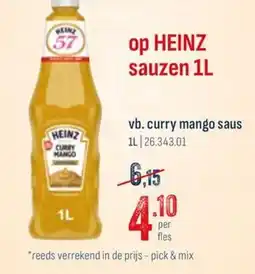 Horeca totaal Heinz sauzen aanbieding