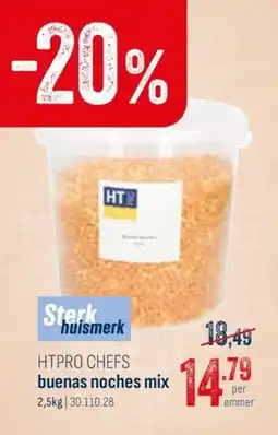 Horeca totaal htpro chefs buenas noches mix aanbieding
