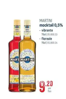 Horeca totaal Martini mocktail aanbieding