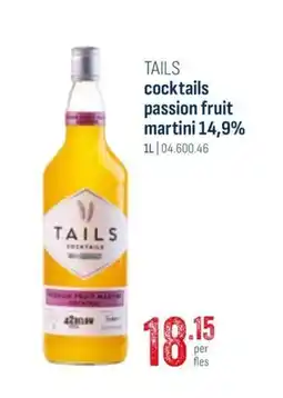 Horeca totaal tails cocktails aanbieding