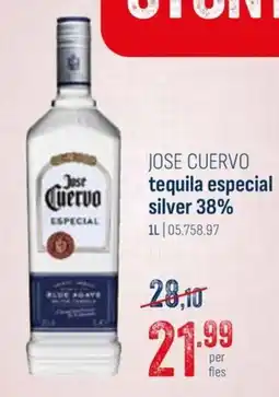 Horeca totaal Jose cuervo tequila especial silver aanbieding