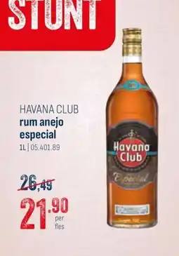 Horeca totaal Havana club rum anejo especial aanbieding