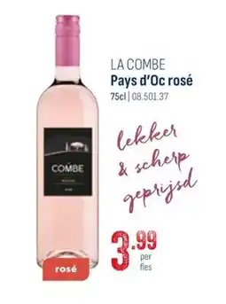 Horeca totaal La Combe pays d'oc rosé aanbieding