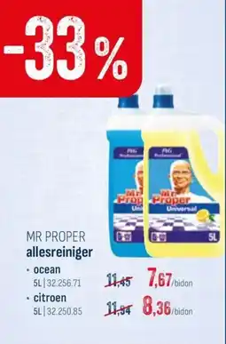 Horeca totaal mr proper allesreiniger aanbieding