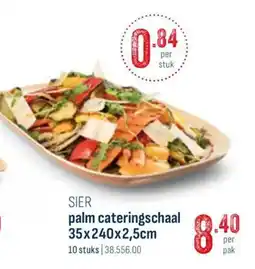 Horeca totaal Palm cateringschaal aanbieding
