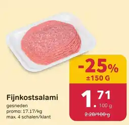 Bon Ap Fijnkostsalami aanbieding