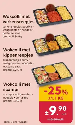 Bon Ap Wokcolli met scampi aanbieding
