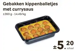Bon Ap Gebakken kippenballetjes met currysaus aanbieding