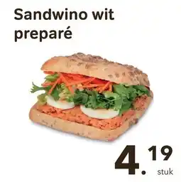 Bon Ap Sandwino wit preparé aanbieding