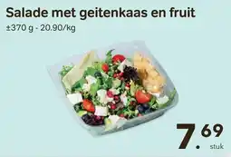Bon Ap Salade met geitenkaas en fruit aanbieding