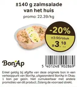Bon Ap Zalmsalade van het huis aanbieding