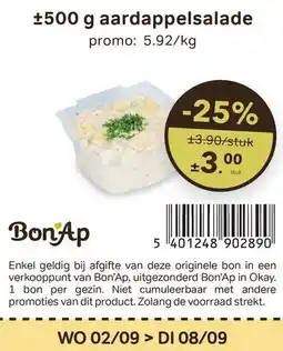 Bon Ap aardappelsalade aanbieding