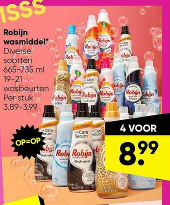 Big Bazar Robijn Wasmiddel aanbieding