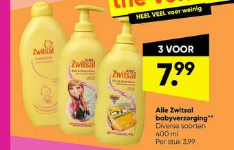 Big Bazar Zwitsal Babyverzorging aanbieding
