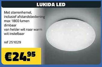 Bouwcenter Frans Vlaeminck Lukida Led aanbieding