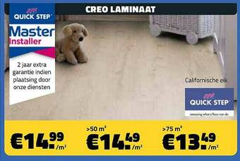 Bouwcenter Frans Vlaeminck Creo Laminaat aanbieding