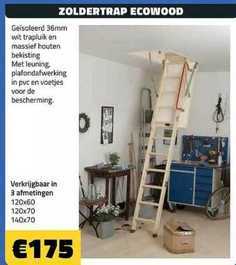 Bouwcenter Frans Vlaeminck Zoldertrap Ecowood aanbieding