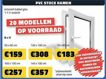 Bouwcenter Frans Vlaeminck Pvc Stock Ramen aanbieding