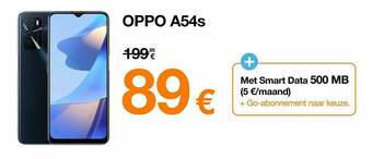 Orange Oppo A54s aanbieding