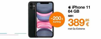 Orange Iphone 11 64 Gb aanbieding
