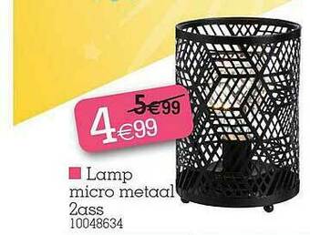 Lamp Micro Metaal