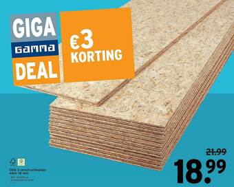 GAMMA Osb 3 Constructieplaat aanbieding