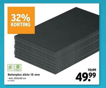 GAMMA Betonplex aanbieding