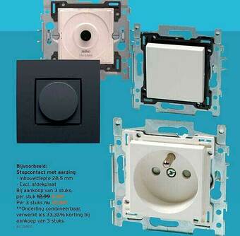 GAMMA Stopcontact Met Aarding aanbieding
