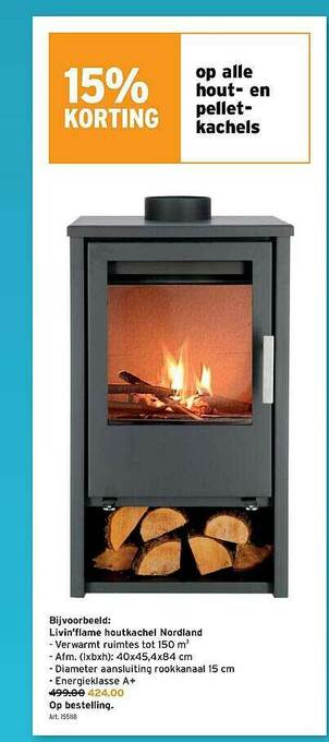 GAMMA Hout En Pelletkachels aanbieding