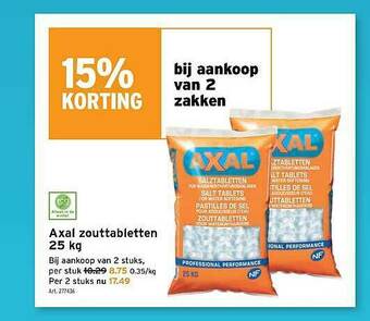 Axal Zouttabletten