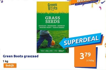 Action Green Boots graszaad aanbieding