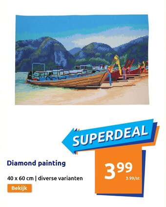 Action Diamond painting aanbieding