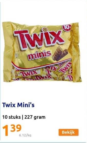 Action Twix Mini's aanbieding