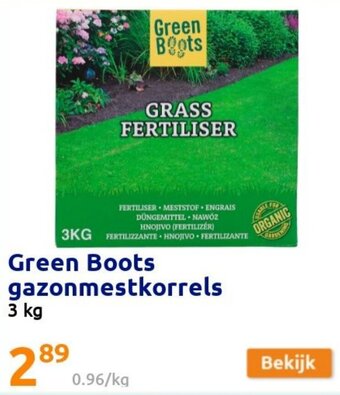 Action Green Boots gazonmestkorrels aanbieding