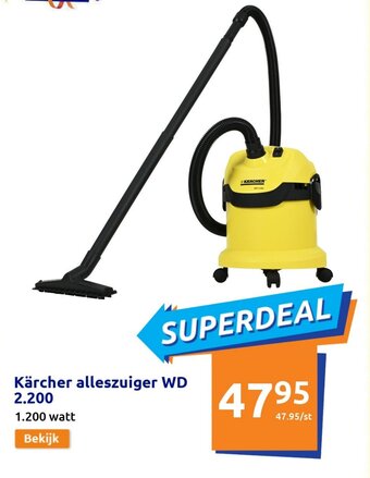 Karcher alleszuiger WD 2.200