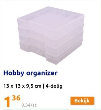 Action Hobby organizer aanbieding