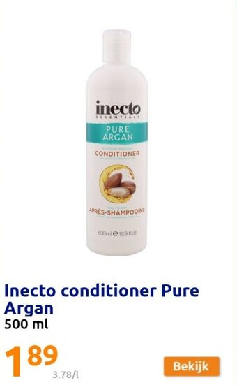 Action Inecto conditioner Pure Argan aanbieding
