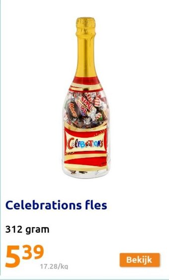 Action Celebrations fles aanbieding