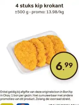 Bon Ap 4 stuks kip krokant aanbieding