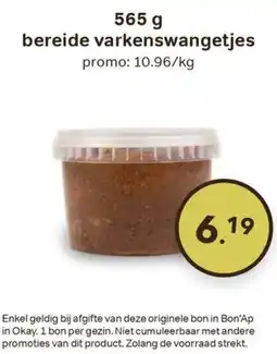 Bon Ap bereide varkenswangetjes aanbieding