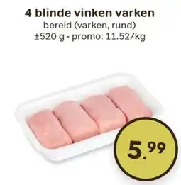 Bon Ap 4 blinde vinken varken aanbieding