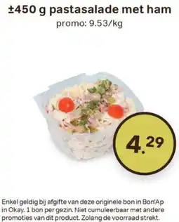 Bon Ap pastasalade met ham aanbieding