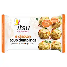 Albert Heijn Itsu Chicken soup dumplings aanbieding