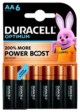 Albert Heijn Duracell Optimum AA batterijen aanbieding